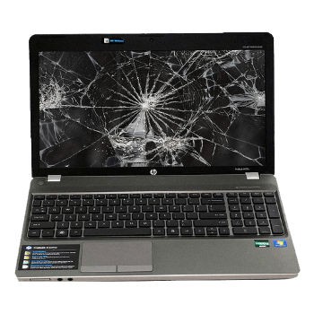Broken laptop screen needs a replacement to get working again